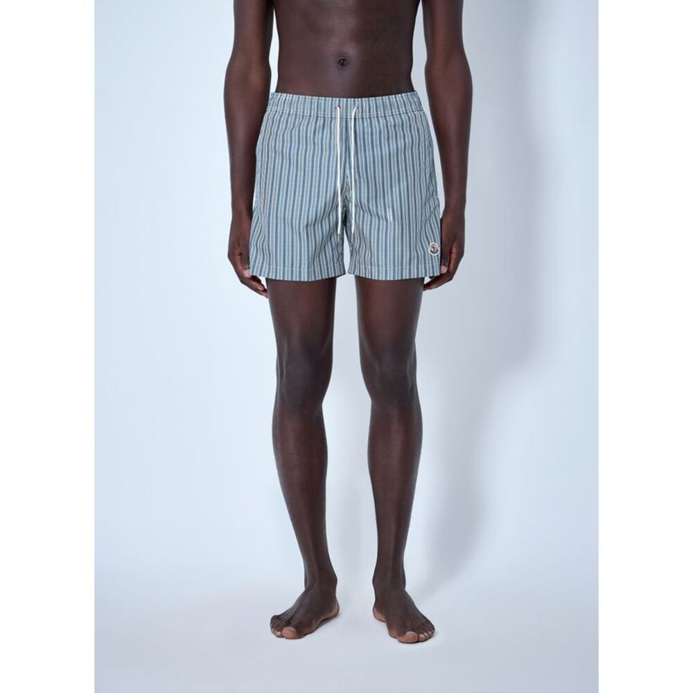 Moncler Men Striped Swim Shorts